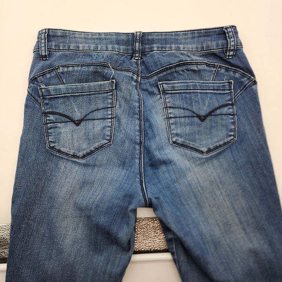 Womens 11 Just Jeans Fit Enhancer Blue Straight Leg Jeans - Picture 12 of 16